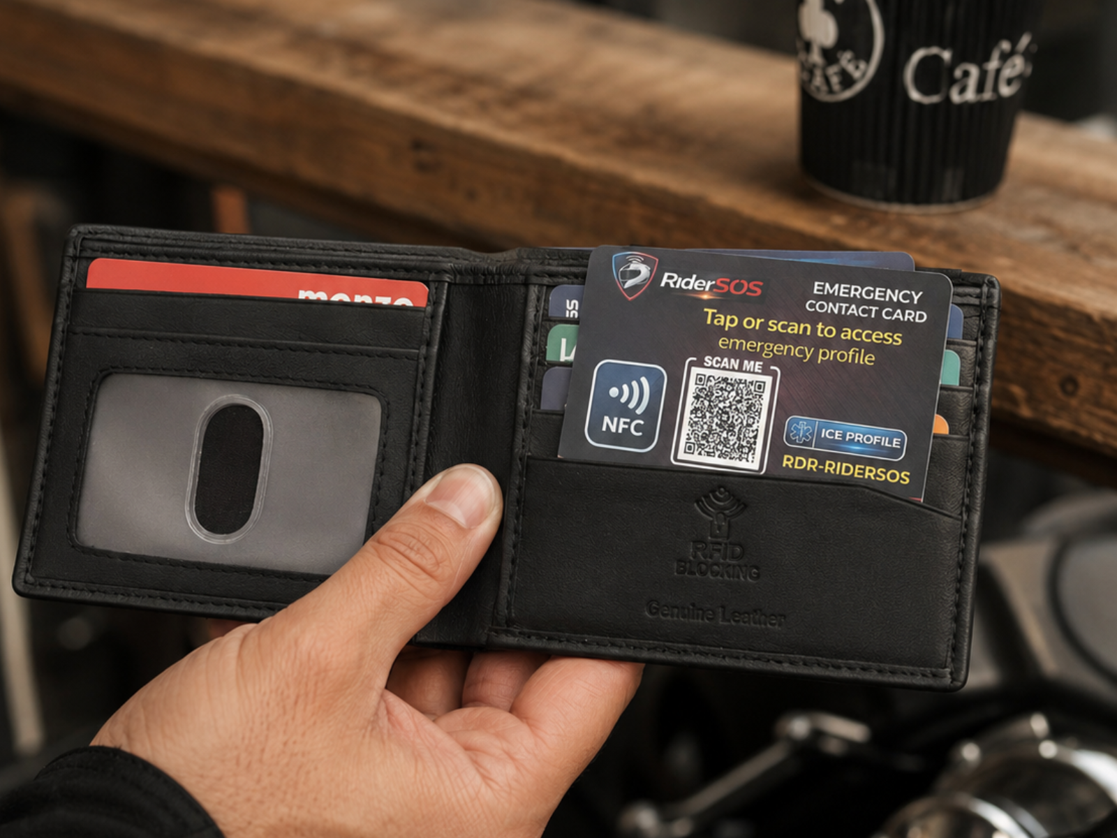 RiderSOS Emergency NFC Card - thumbnail 3